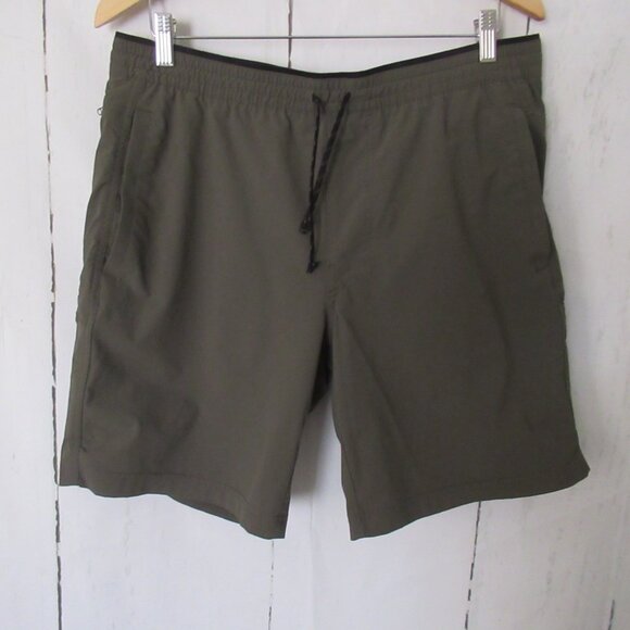 Kuhl Suppressor Shorts L 8" Inseam Olive Green Pull On UPF 50 Hiking Camping - Picture 1 of 5